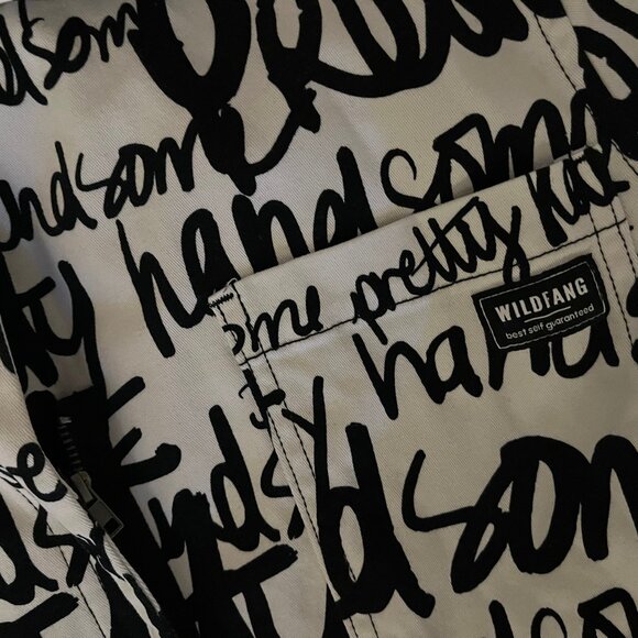 Wildfang Essential High Waisted Coverall - White - Picture 3 of 6